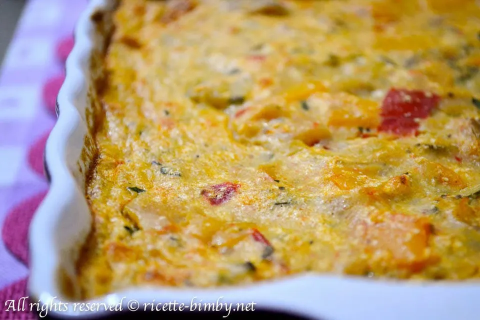 Flan alla ratatouille Bimby