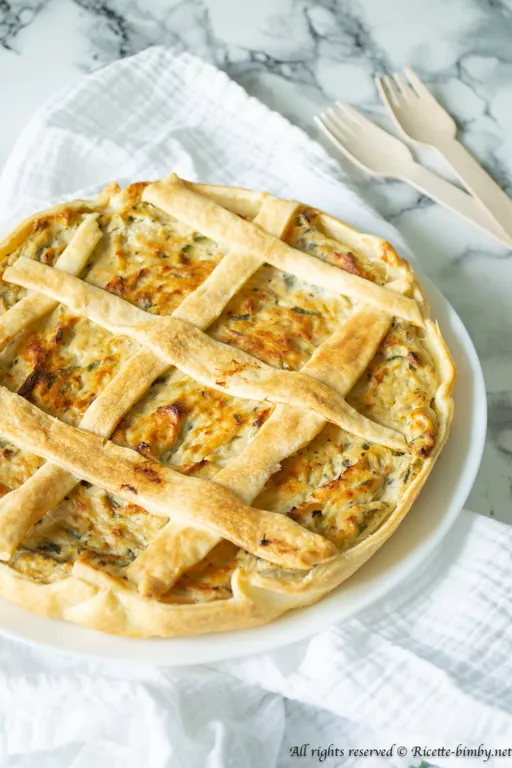 Torta salata zucchine e tonno bimby