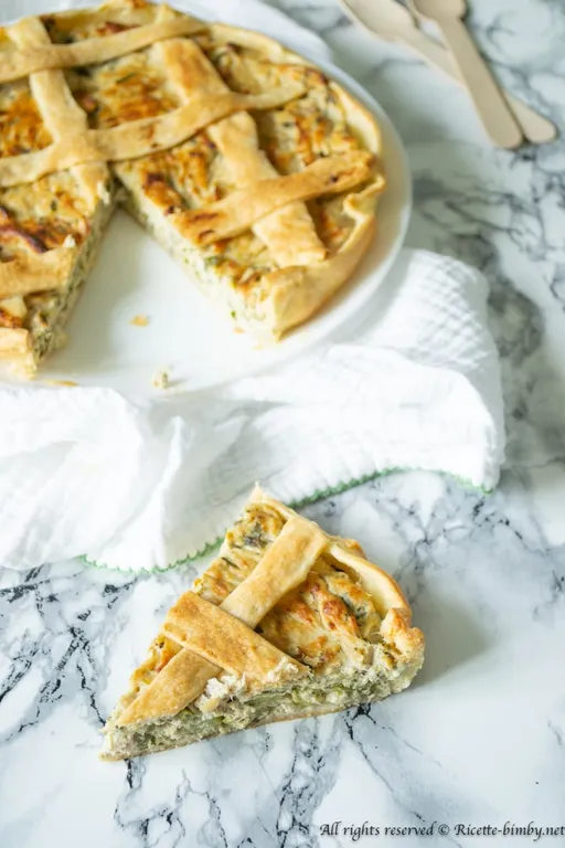 Torta salata zucchine e tonno bimby