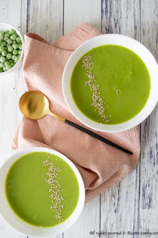 Vellutata di piselli bimby