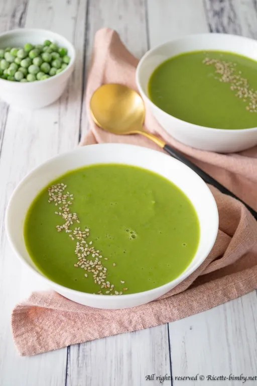 Vellutata di piselli bimby
