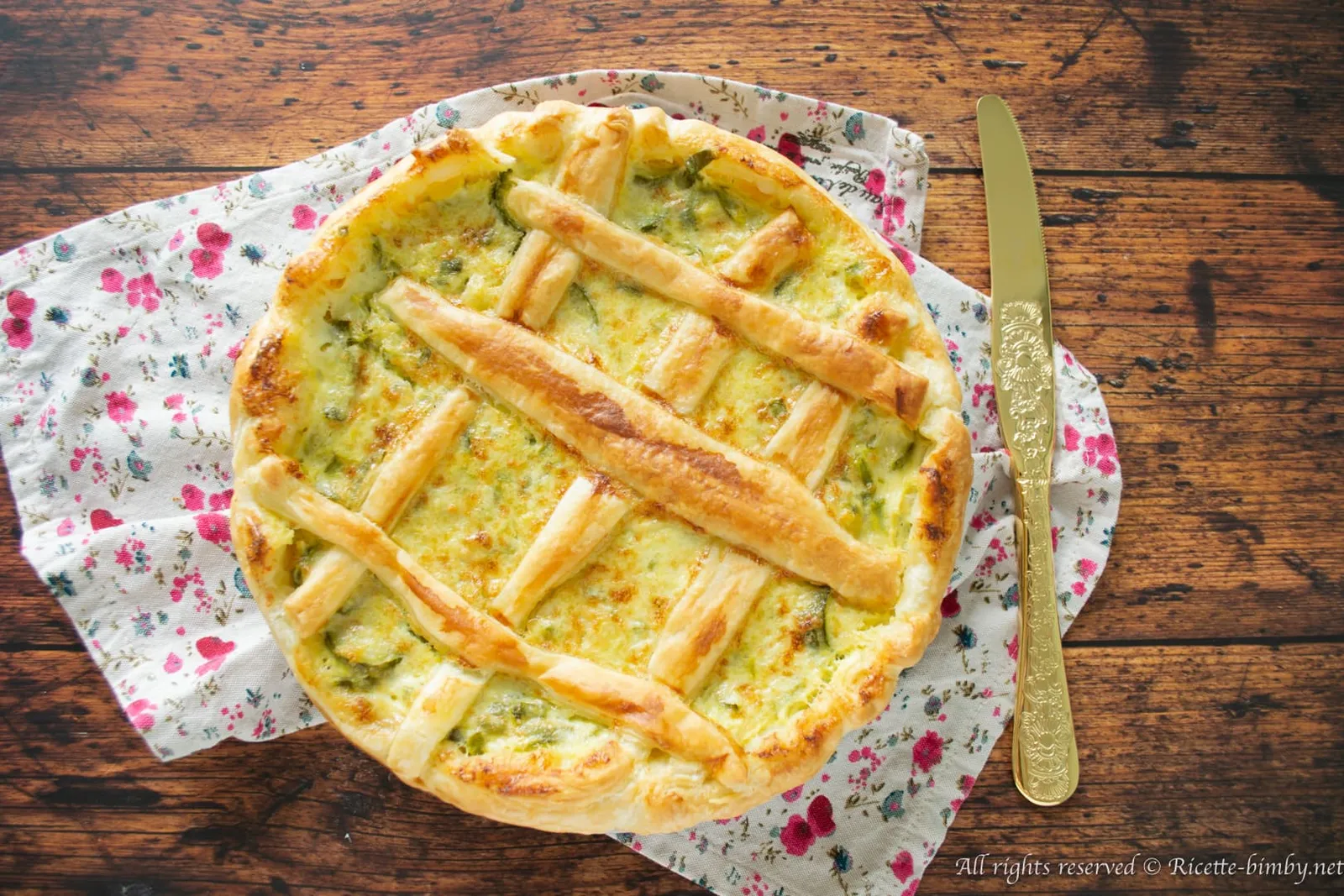 Quiche di zucchine e stracchino Bimby