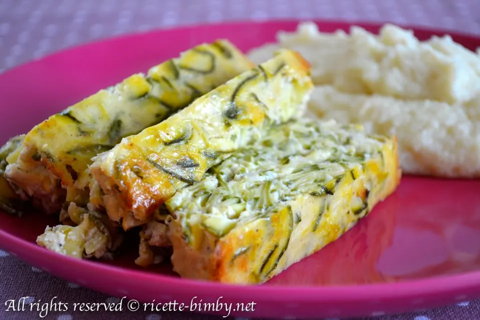 Sformato di zucchine Bimby