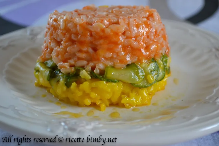 Torrette di riso tricolore Bimby