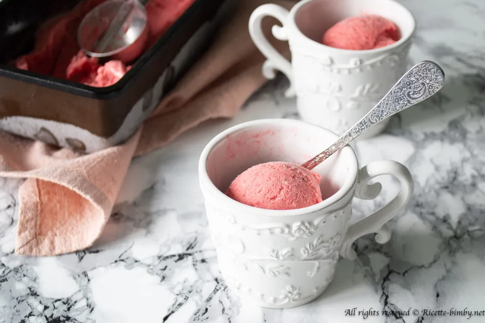 Gelato alla fragola Bimby
