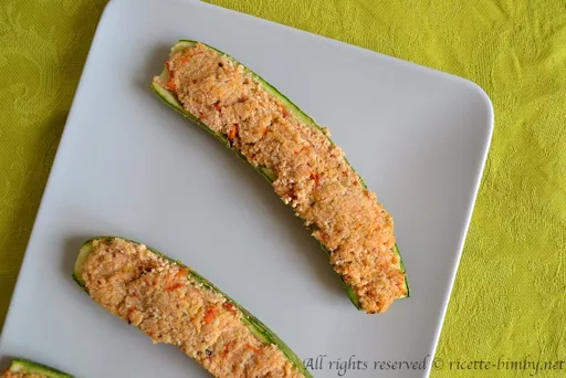 Zucchine ripiene bimby