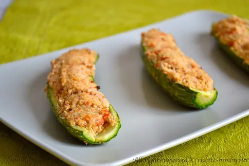 Zucchine ripiene bimby