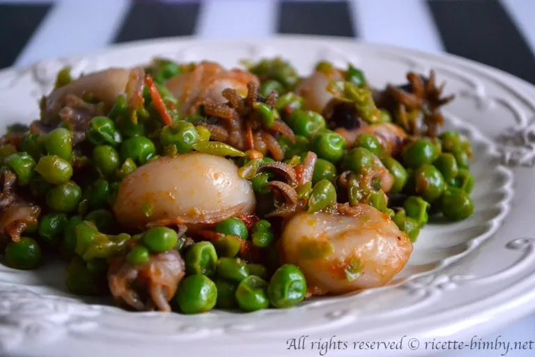 Seppie e piselli Bimby