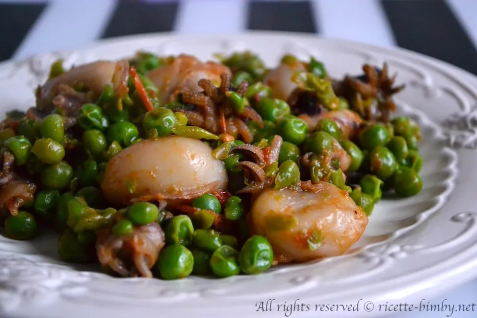 Seppie e piselli Bimby