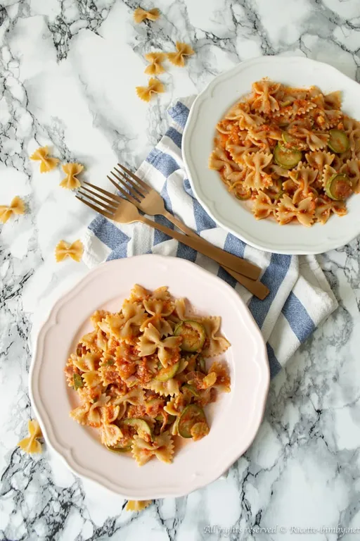 Pasta speck e zucchine bimby