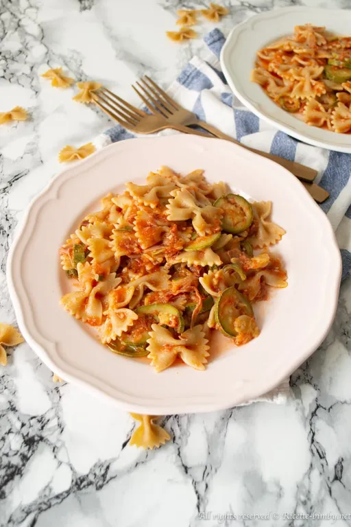 Pasta speck e zucchine bimby