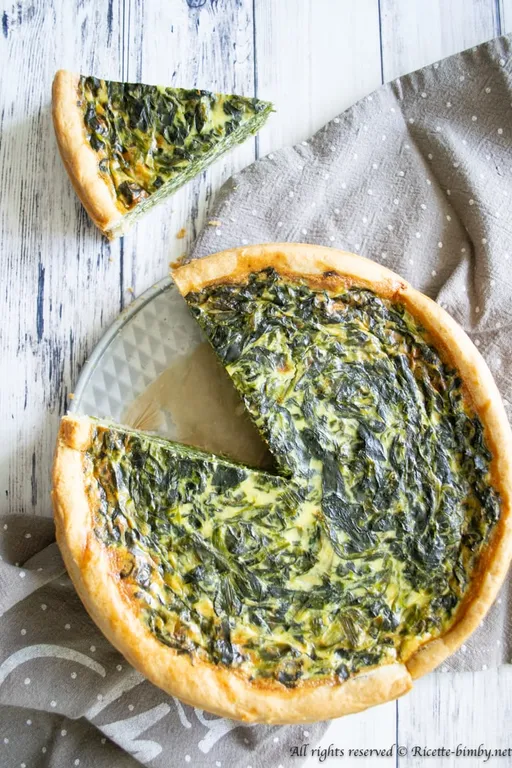 Torta salata agli spinaci bimby