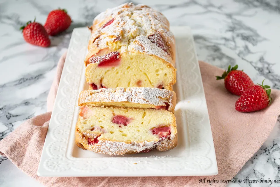 Plumcake alle fragole Bimby