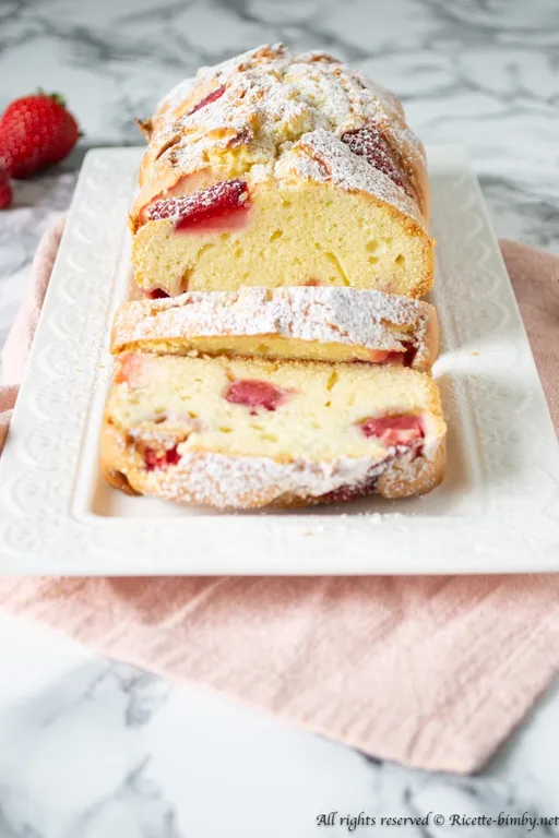 Plumcake alle fragole bimby