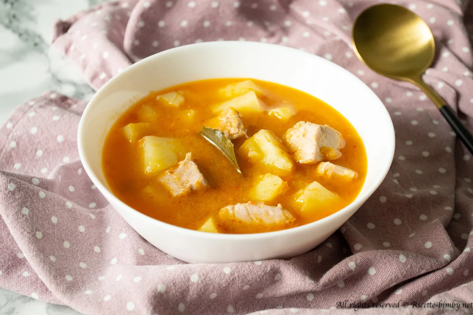 Zuppa di patate e tonno Bimby