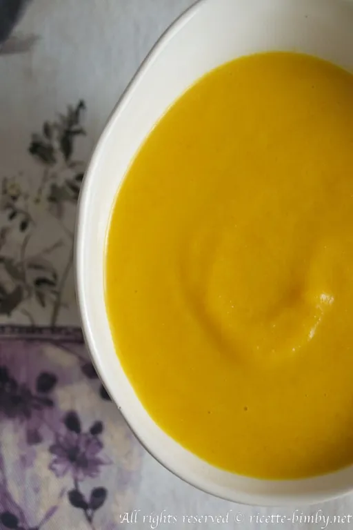 Vellutata di zucca e porri bimby