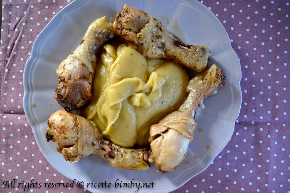 Pollo con crema di patate Bimby
