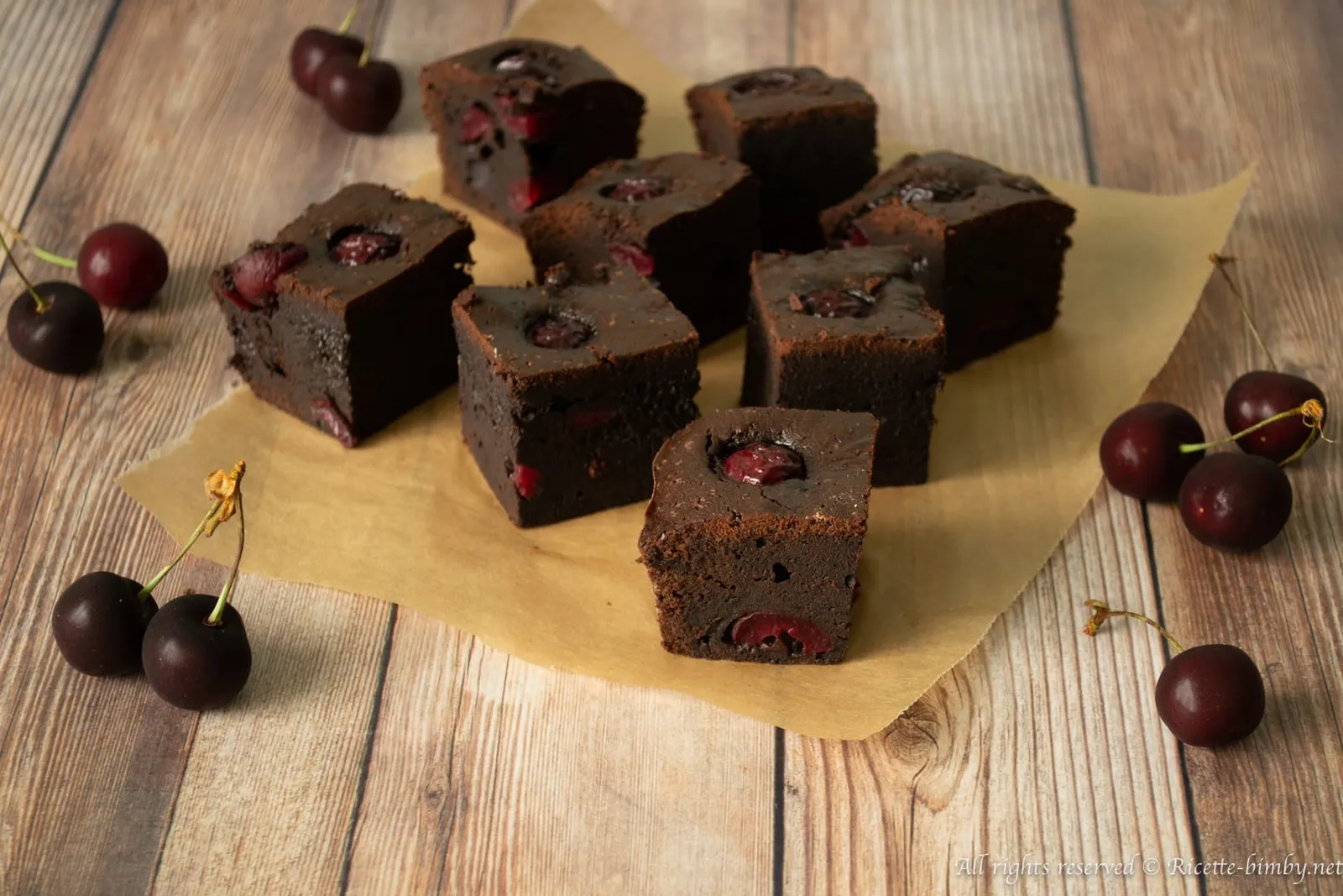 Brownies alle ciliegie Bimby