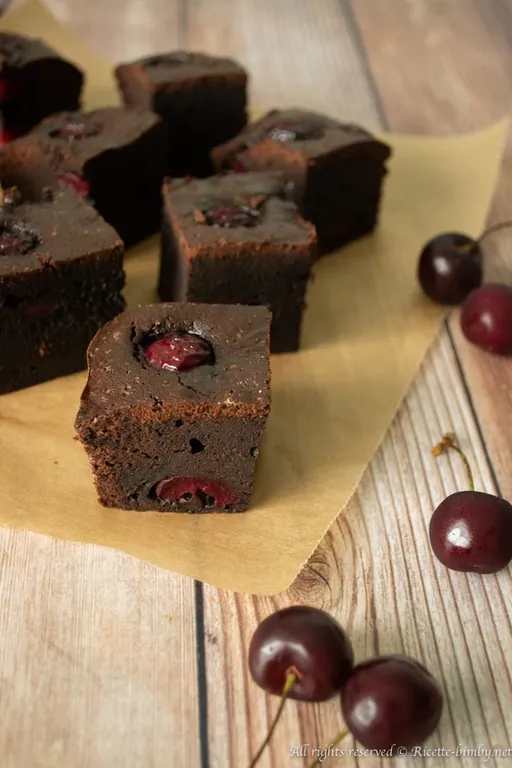 Brownies alle ciliegie bimby