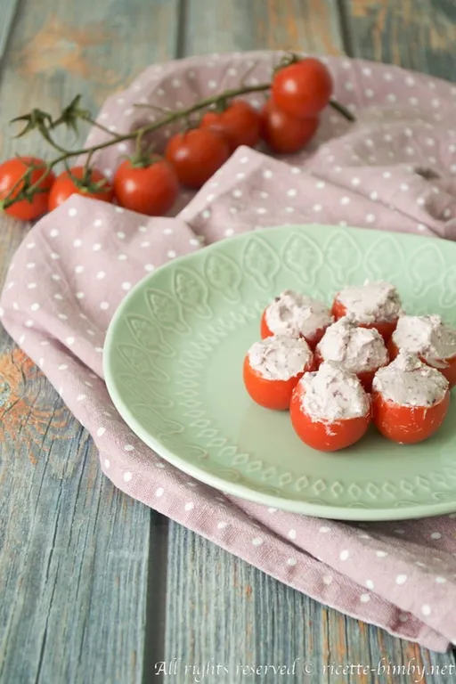 Pomodorini ripieni di feta bimby