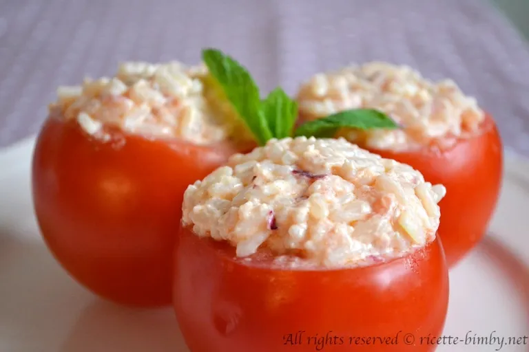Pomodori ripieni di riso Bimby