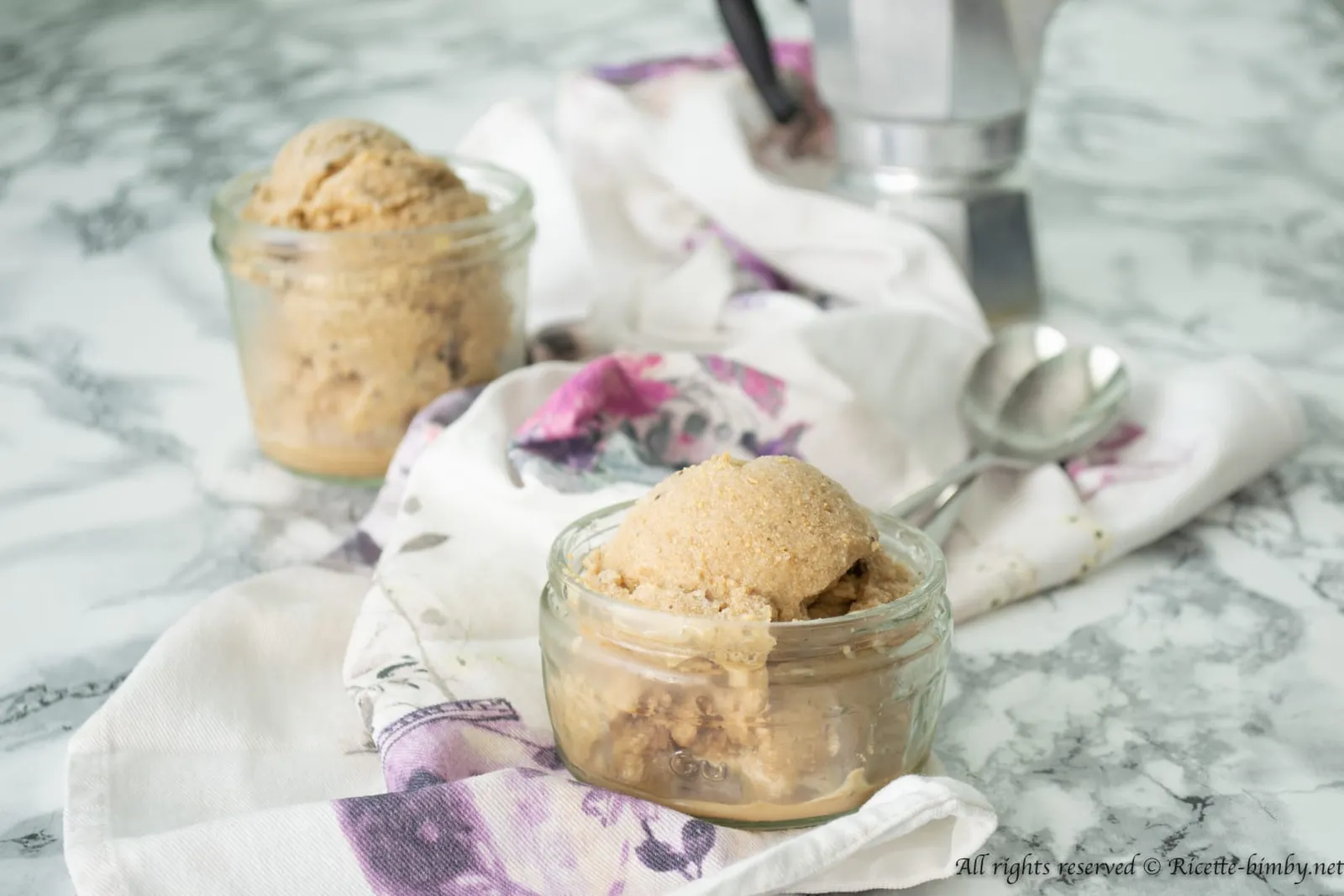 Gelato al caffè senza uova Bimby