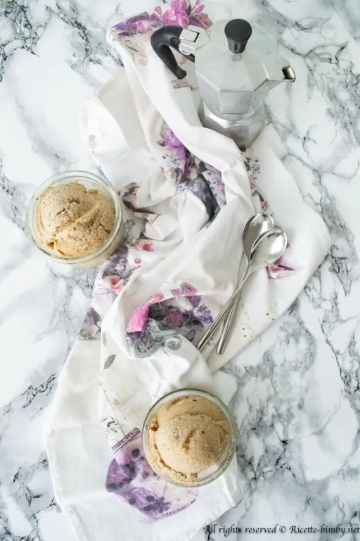 Gelato al caffè senza uova bimby