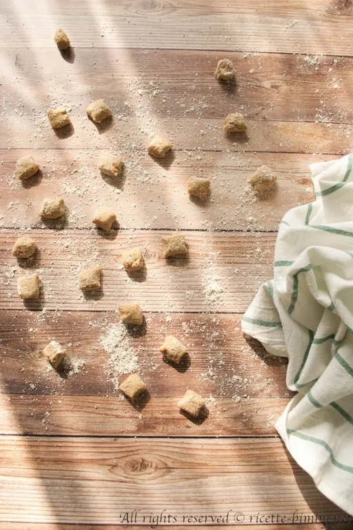 Gnocchi di patate, zucca e farina di castagne bimby