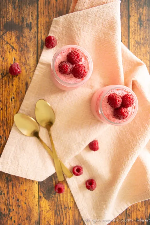 Mousse di lamponi bimby