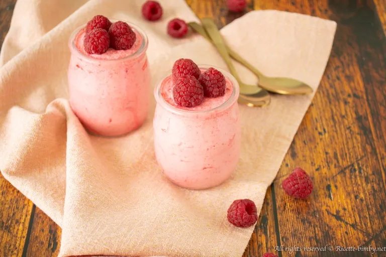 Mousse ai lamponi Bimby