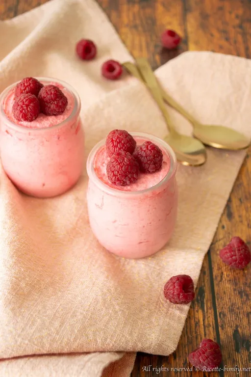 Mousse di lamponi bimby