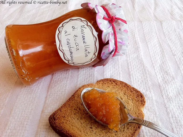 Confettura di zucca al profumo di cardamomo Bimby