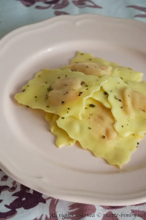 Ravioli alla zucca bimby