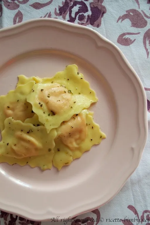 Ravioli alla zucca bimby