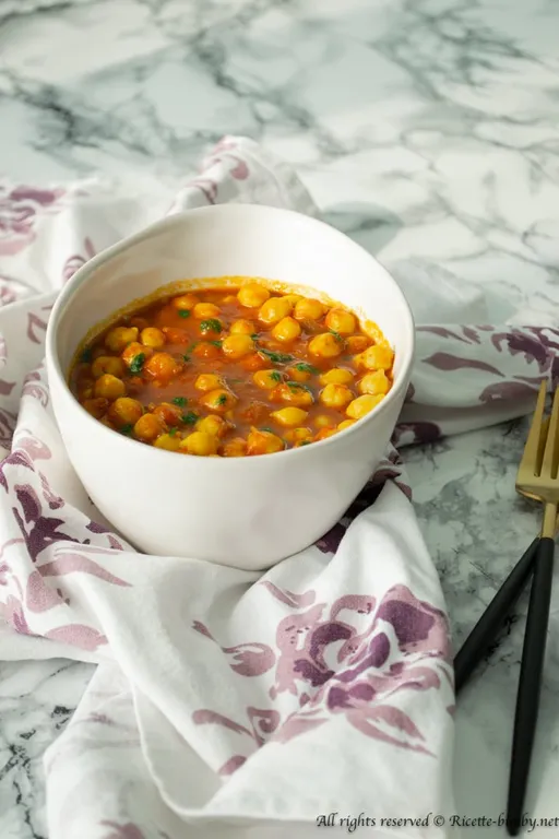 Curry di ceci al pomodoro bimby