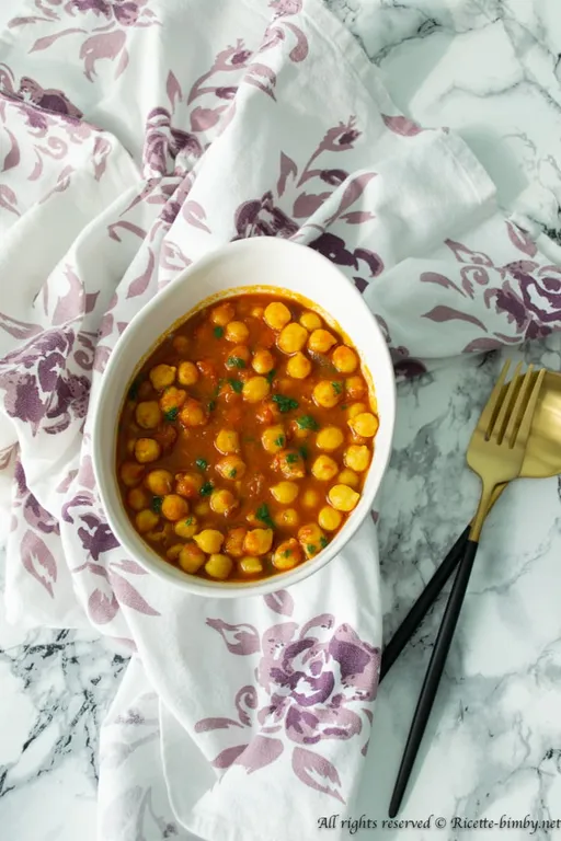 Curry di ceci al pomodoro bimby