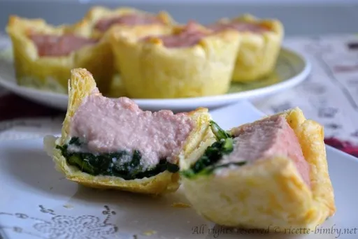 Sfoglie con mousse di prosciutto bimby