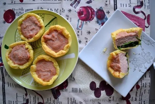 Sfoglie con mousse di prosciutto bimby