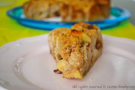 Torta di pane e mele bimby