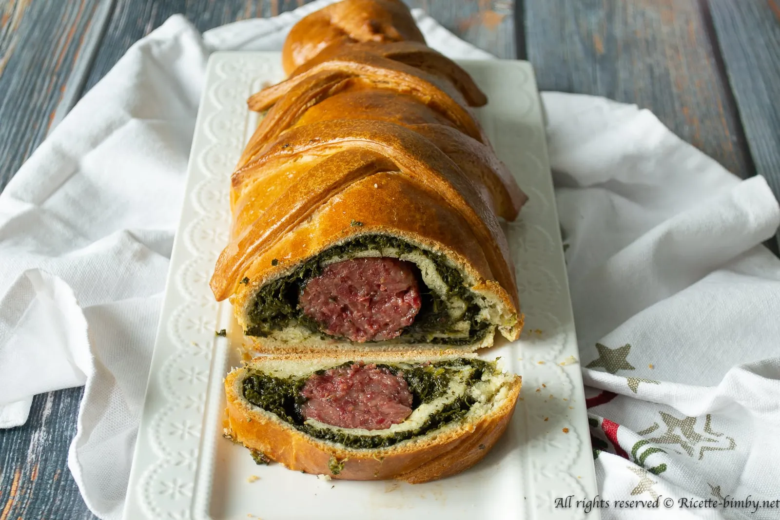 Cotechino in crosta con spinaci Bimby