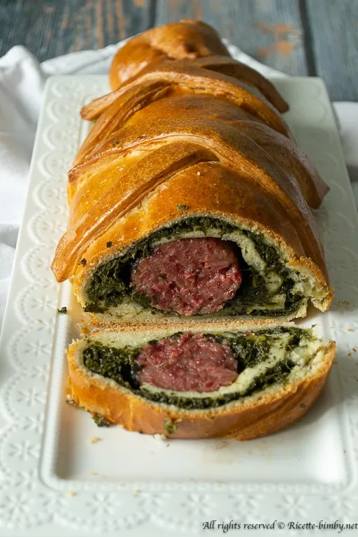 Cotechino in crosta con spinaci bimby