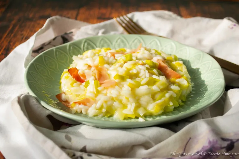 Risotto speck e porri Bimby
