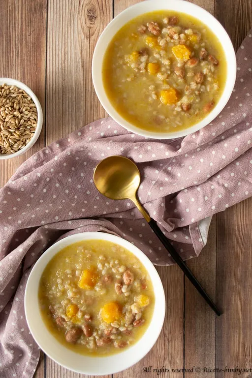 Zuppa di farro alla contadina bimby