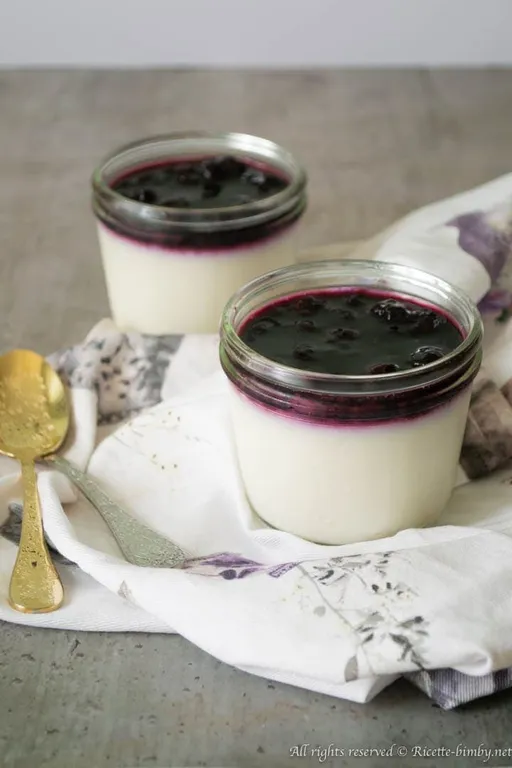 Panna cotta vegana bimby