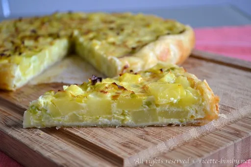 Quiche di patate e porri bimby