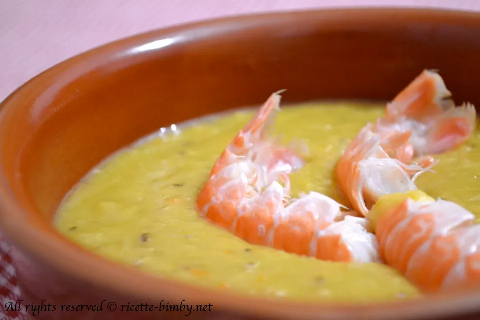 Scampi e lenticchie Bimby