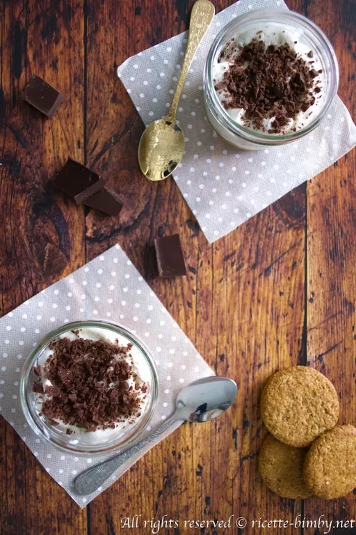 Bicchieri di ricotta e cioccolato bimby
