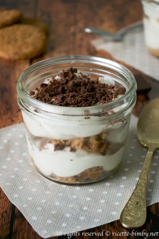 Bicchieri di ricotta e cioccolato bimby