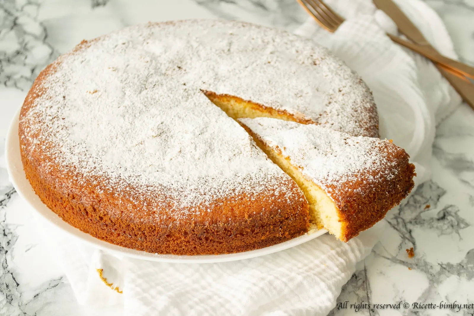 Torta allo yogurt senza glutine Bimby