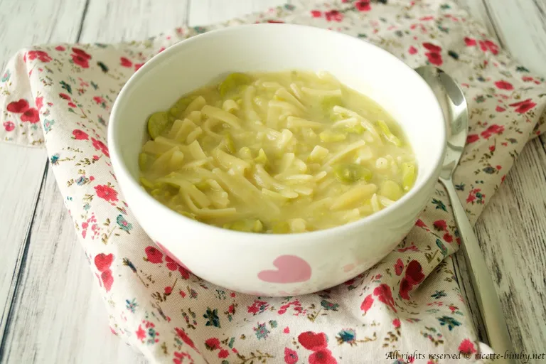 Pasta risottata con le fave Bimby